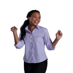 Ann Taylor Lilac Fitted Button Down